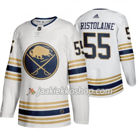 Miehille NHL Buffalo Sabres Pelipaita Rasmus Ristolainen 55 50th Anniversary Adidas 2019-20 Valkoinen Authentic